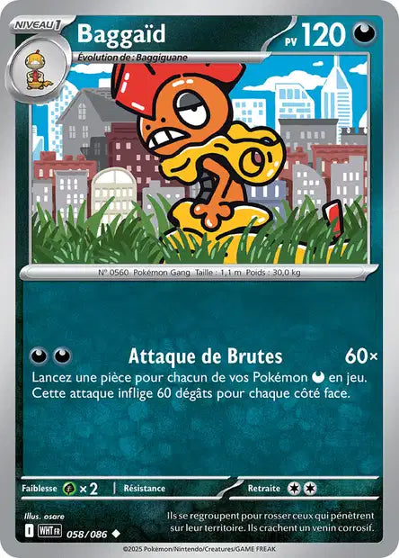 Baggaïd 058/086 (Pokéball)