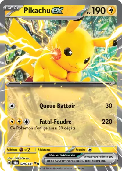 Pikachu ex 028/131