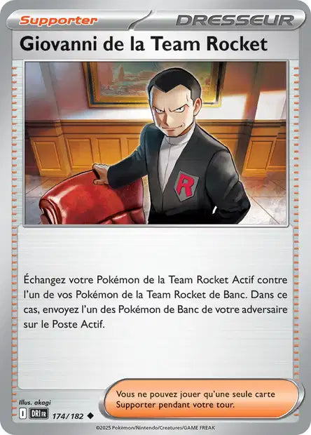 Giovanni de la Team Rocket 174/182 (Holo Cosmo)