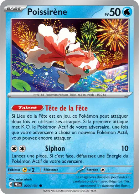 Poissirène 020/131 (Pokéball)