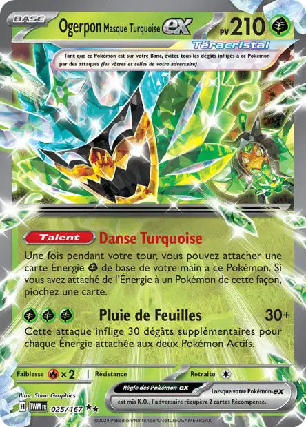 Ogerpon Masque Turquoise ex 025/167