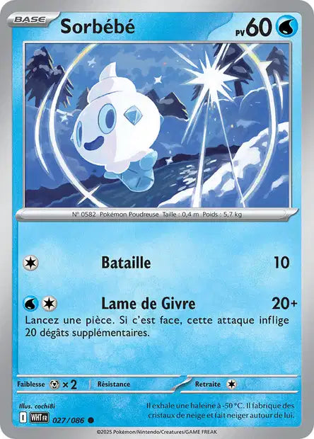 Sorbébé 027/086 (Pokéball)
