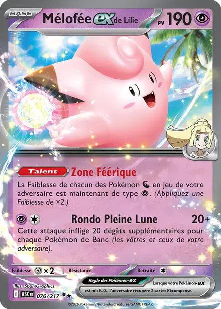 Mélofée ex de Lilie 076/217