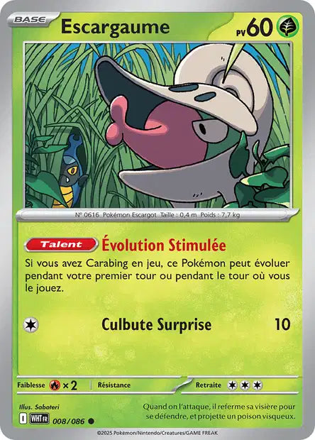 Escargaume 008/086 (Pokéball)