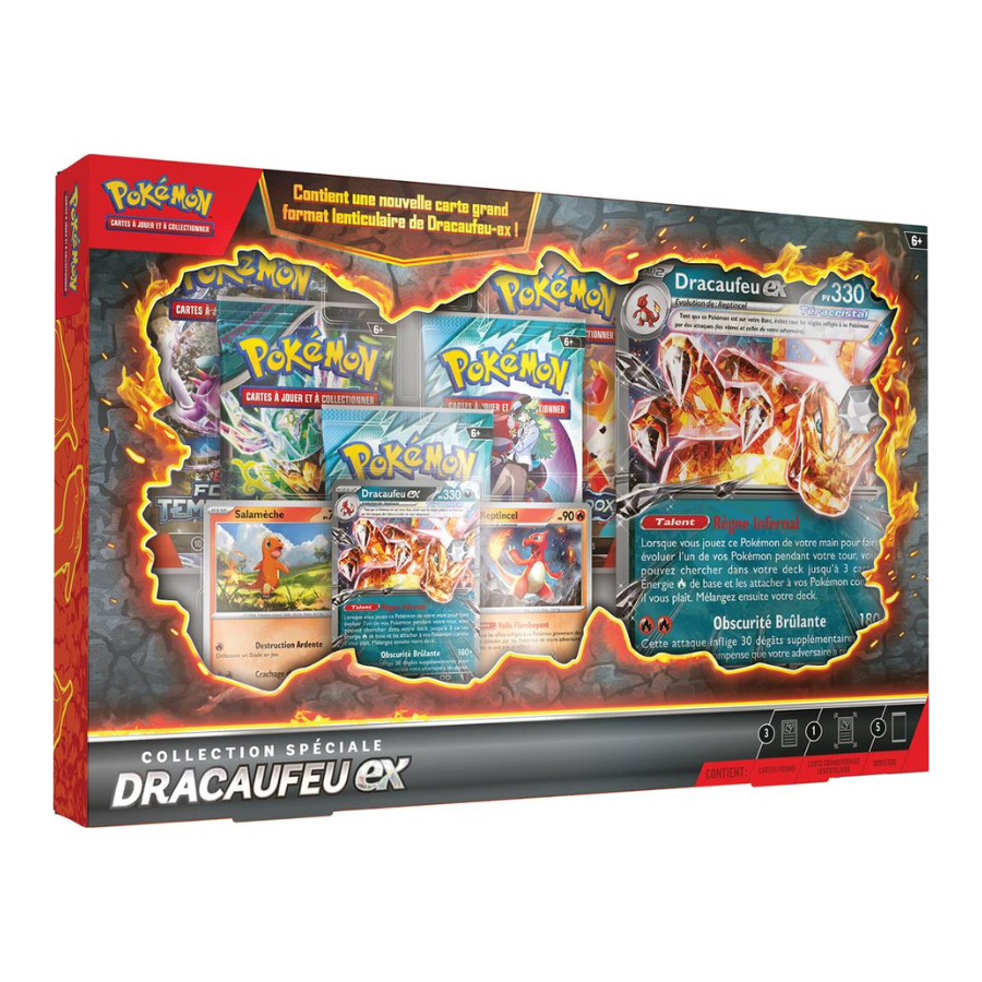 Coffret Dracaufeu Lenticulaire