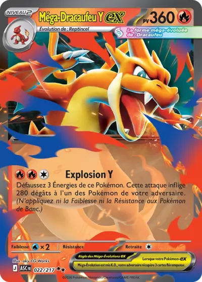 Méga-Dracaufeu Y ex 022/217