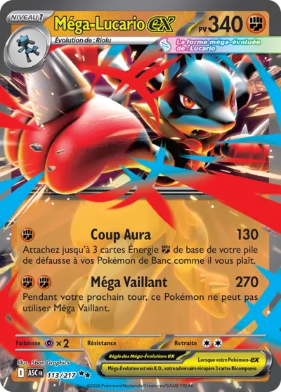 Méga-Lucario ex 113/217