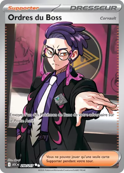 Ordres du Boss 256/217