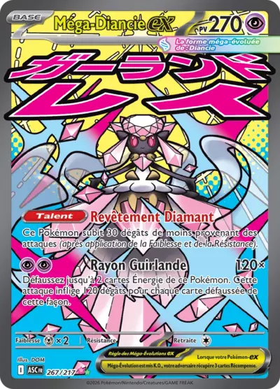 Méga-Diancie ex 267/217