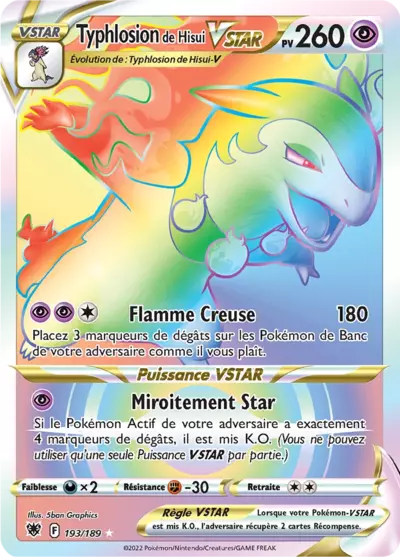 Typlosion de Hisui VSTAR 193/189