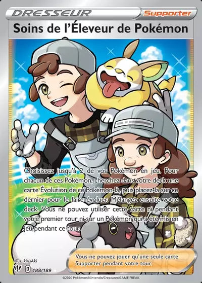 Soins de l'Éleveur de Pokémon 188/189