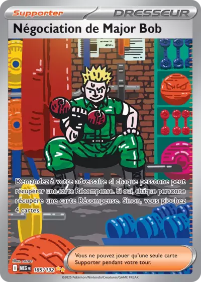 Négociation de Major Bob 185/132