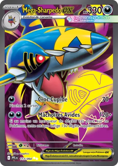 Méga-Sharpedo ex 113/094