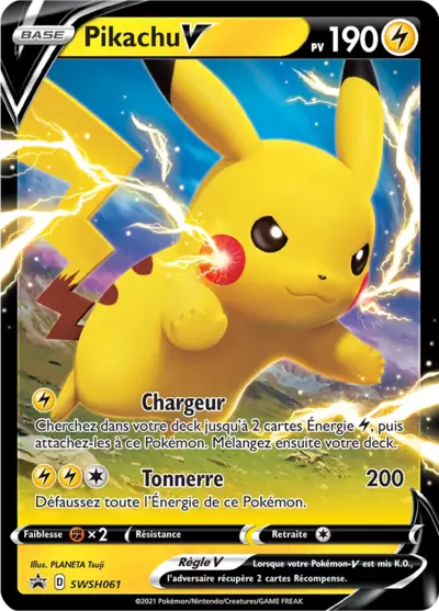 Pikachu V SWSH061